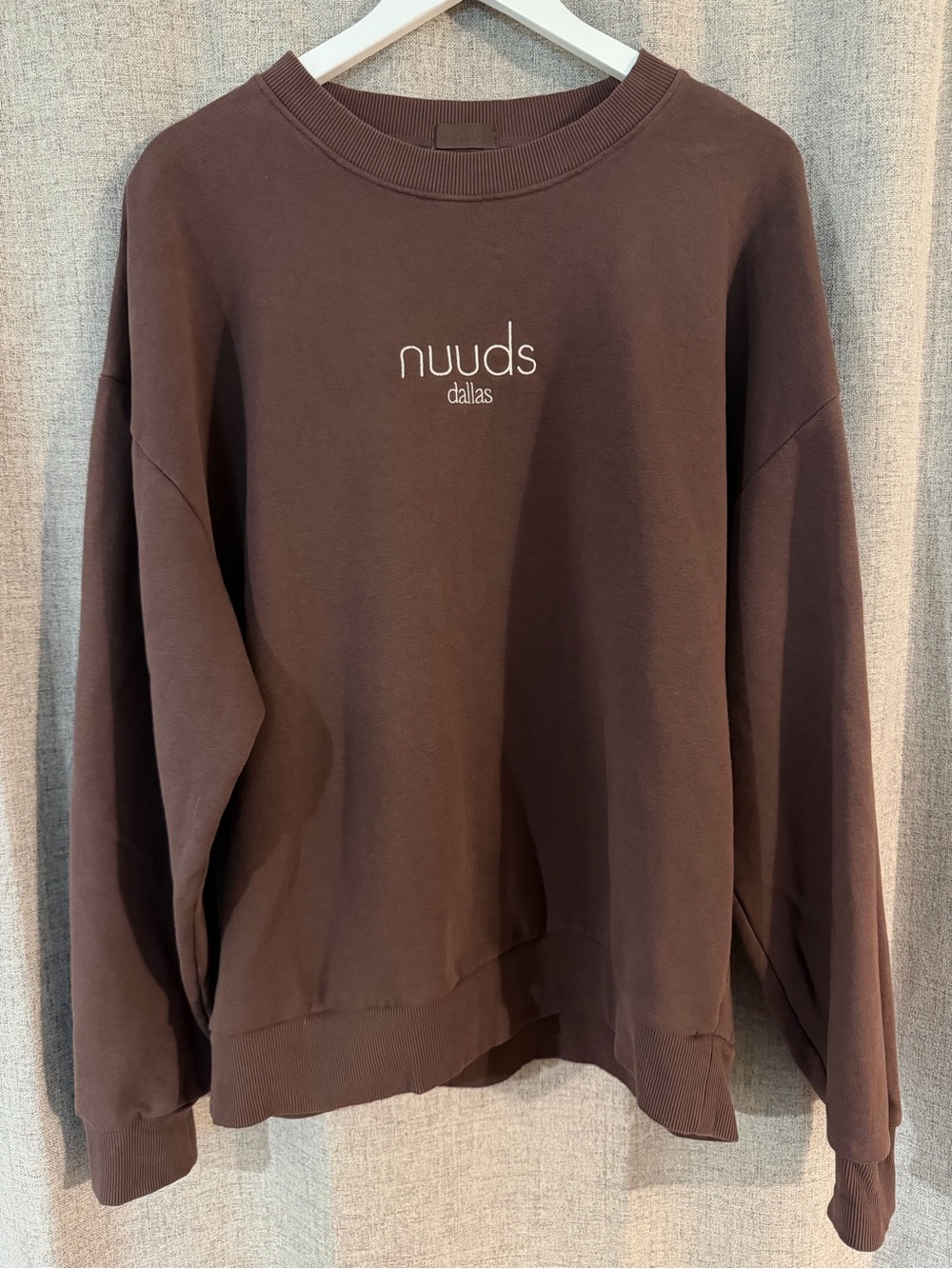 Nuuds Dallas Brown Crewneck Sweatshirt